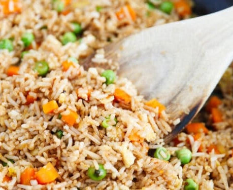 Fried Rice With Sweetcorn & Greens