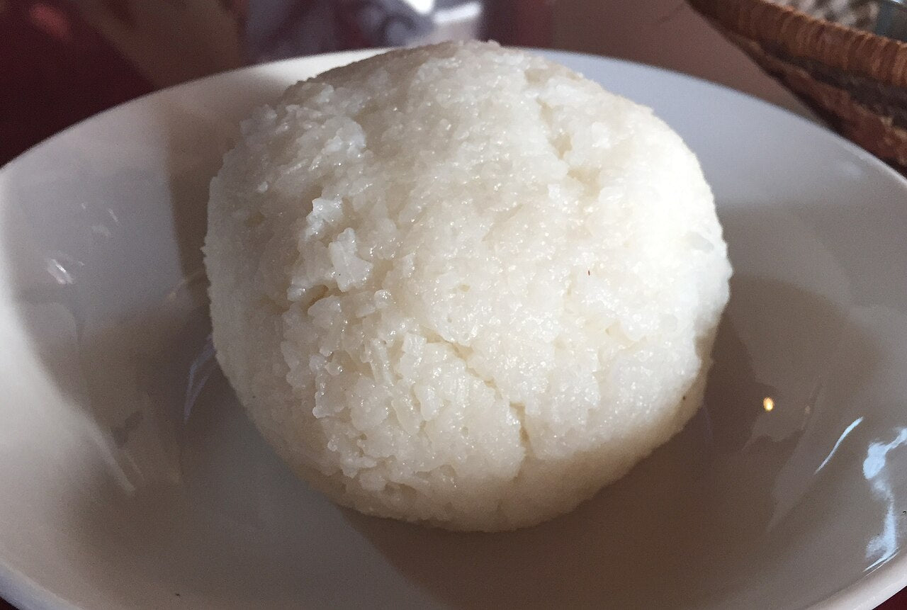 Tuwo Shinkafa (Grounded Rice Meal) Swallow