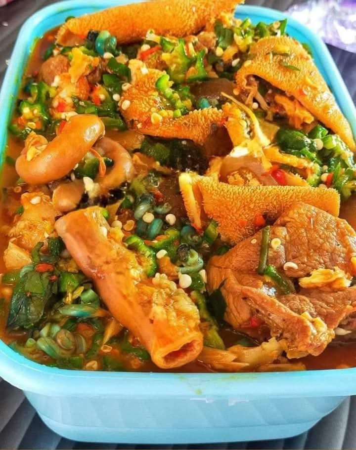 Okro Soup With Spinach