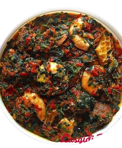 Efo Riro (Vegetable soup)